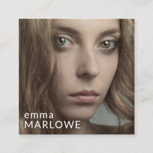 Modern Snyggt av minimalistisk Professionell - fot Fyrkantigt Visitkort