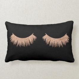 Modern Snyggt Black Eyelash Makeup Dekorativ kudde