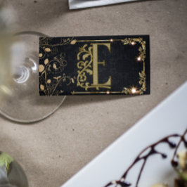 Modern Snyggt Chic Black | GULD PROFESSIONELL Visitkort