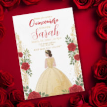 Modern Snyggt Chic Guld Blommigt Birthday