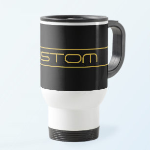 Modern Snyggt Editable Guld Text & Line Rand Resemugg