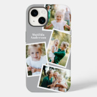 Modern snyggt, elektronisk multifotofamilj