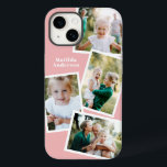 Modern snyggt, elektronisk multifotofamilj<br><div class="desc">Modern snyggt - elektronisk telefonfotomatdesign för flera fotofamiljer. Perfekt födelsedag,  jul,  mors dag eller Fars dag. Färg kan ändras.</div>