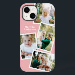 Modern snyggt, elektronisk multifotofamilj<br><div class="desc">Modern snyggt - elektronisk telefonfotomatdesign för flera fotofamiljer. Perfekt födelsedag,  jul,  mors dag eller Fars dag. Färg kan ändras.</div>