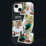 Modern snyggt, elektronisk multifotofamilj<br><div class="desc">Modern snyggt - elektronisk telefonfotomatdesign för flera fotofamiljer. Perfekt födelsedag,  jul,  mors dag eller Fars dag. Färg kan ändras.</div>