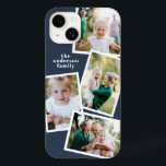 Modern snyggt, elektronisk multifotofamilj<br><div class="desc">Modern snyggt - elektronisk telefonfotomatdesign för flera fotofamiljer. Perfekt födelsedag,  jul,  mors dag eller Fars dag. Färg kan ändras.</div>