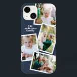 Modern snyggt, elektronisk multifotofamilj<br><div class="desc">Modern snyggt - elektronisk telefonfotomatdesign för flera fotofamiljer. Perfekt födelsedag,  jul,  mors dag eller Fars dag. Färg kan ändras.</div>