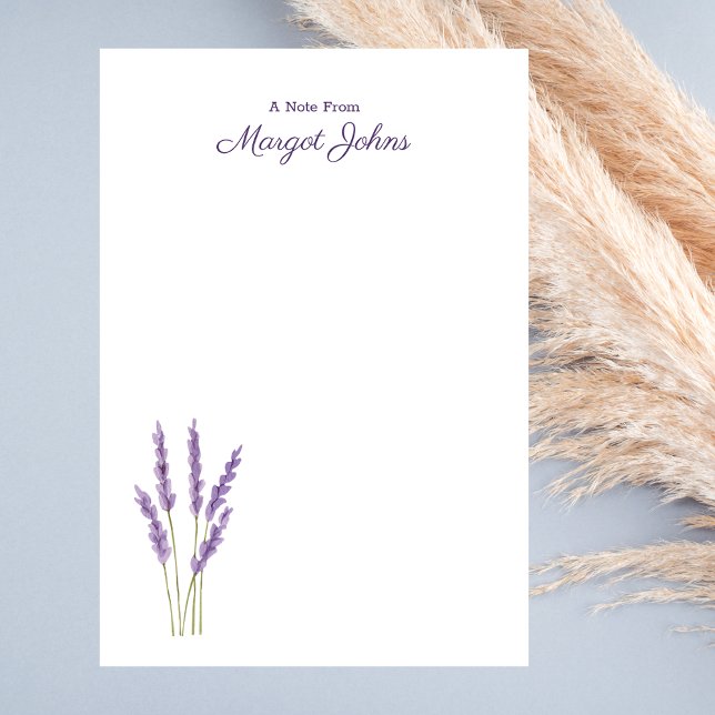 Modern Snyggt Enkel Blommigt för vattenfärg Post-it Block (Skapare uppladdad)