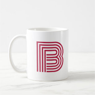 Modern Snyggt i Brev i början enkel Kaffemugg