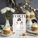 Modern Snyggt Magazine | Foto 40:e födelsedagen Inbjudningar<br><div class="desc">Den här "40"-födelsedagsinbjudan är formaterad för att se ut som ett snyggt magasin. Kan anpassas till alla åldrar och färger. Fira nästa centrifugering runt sol med söta och enkla födelsedagsinbjudningar - välj de foton du vill visa och lägg till all information om party. Perfekt för vilken ålder som helst. Detta...</div>