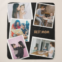 Modern Snyggt med flera fotofamiljens hemfilt