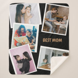 Modern Snyggt med flera fotofamiljens hemfilt