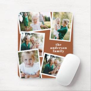 Modern snyggt med flera fotofamiljers hemdekaler musmatta