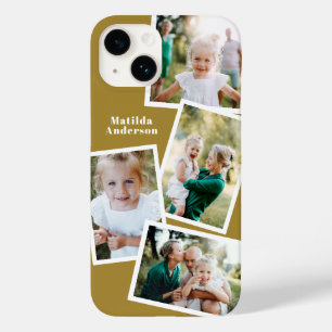 Modern snyggt med flera fotofamiljsenap-elegant