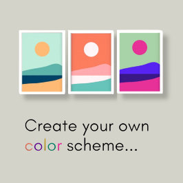 Modern Snyggt - minimalistisk väggutskrift Poster