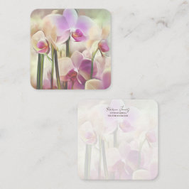 Modern Snyggt Orchids | Lägg till ditt namn Anteckningskort