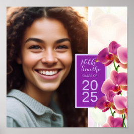 Modern Snyggt Orchids Photo Poster