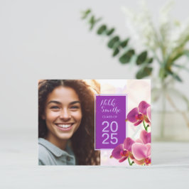 Modern Snyggt Orchids Studenten-inbjudan Vykort