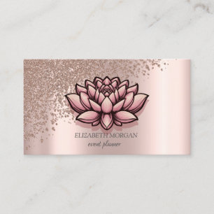 Modern Snyggt Ro Guld Diamonds Lotus Visitkort