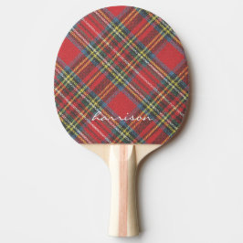 Modern Snyggt Royal Stewart Tartan Mönster Pingisracket
