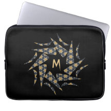 Modern Snyggt Star Mönster Monogram Personalize