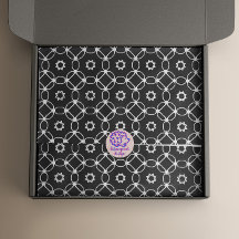 Modern Snyggt, svart och vitt geometriskt Mönster