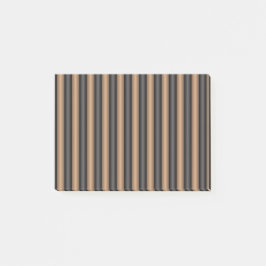 Modern Snyggt Tosted Brown Rand med djup Post-it Block