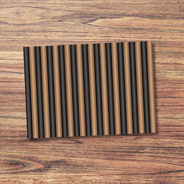 Modern Snyggt Tosted Brown Rand med djup Post-it Block (Skapare uppladdad)