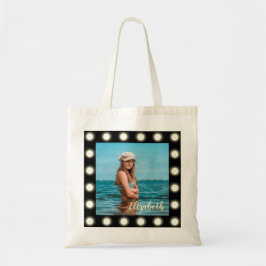 Modern Snyggt, unikt svart fyrkantsfoto Ram Tygkasse