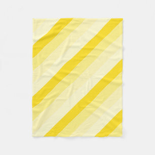 Modern Snyggt Vanilla Gult White Rand Fleecefilt