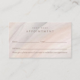 Modern, Snyggt, vattenfärgsavtalskort Tidsbeställning Kort