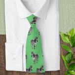 Modern Snyggt Zebrors Wildlife Mönster Ljust grönt Slips<br><div class="desc">Ett modernt och snyggt halsen är knuten till ett färskt ljust grönt färg,  med ett mönster av zebröder. Idealisk för vilt fläkt och djur älskare kommer den här sliten att lägga till en popo av färg i din garderob.</div>