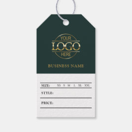 Modern Social Media Business Logo Price Hang Tag Presentetikett