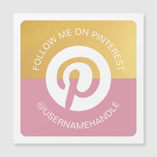 Modern Social Media Pinterest Följ mig
