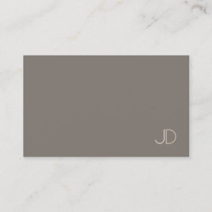 Modern sofistikerad Monogram-mall, Elegant Visitkort