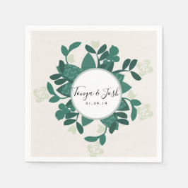 Modern sofistikerad Ro Bush Greenery Pappersservett