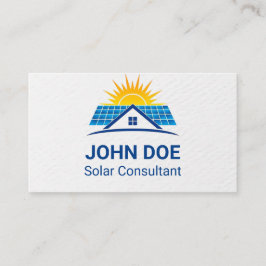 Modern Solar Energy Business Card Visitkort