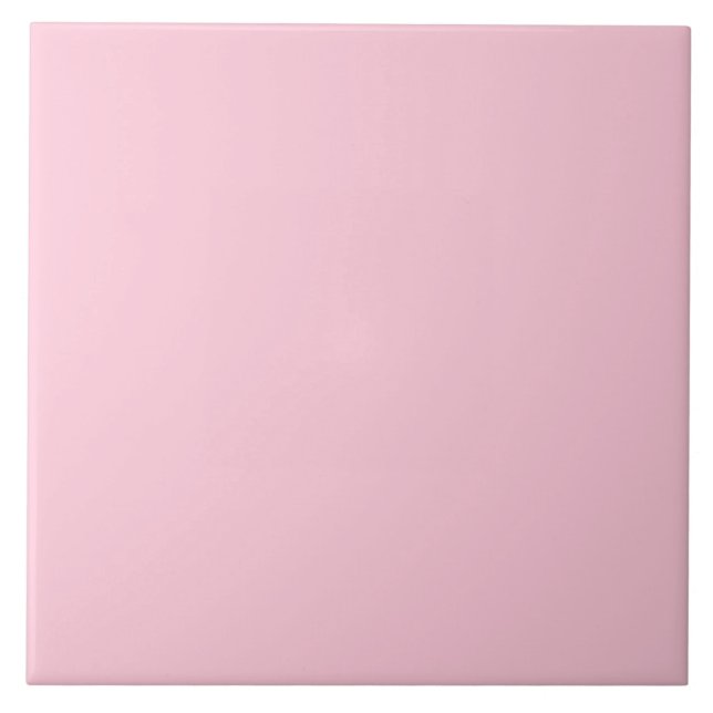 Modern solid Ljus rosa keramik Tile Kakelplatta (Framsidan)