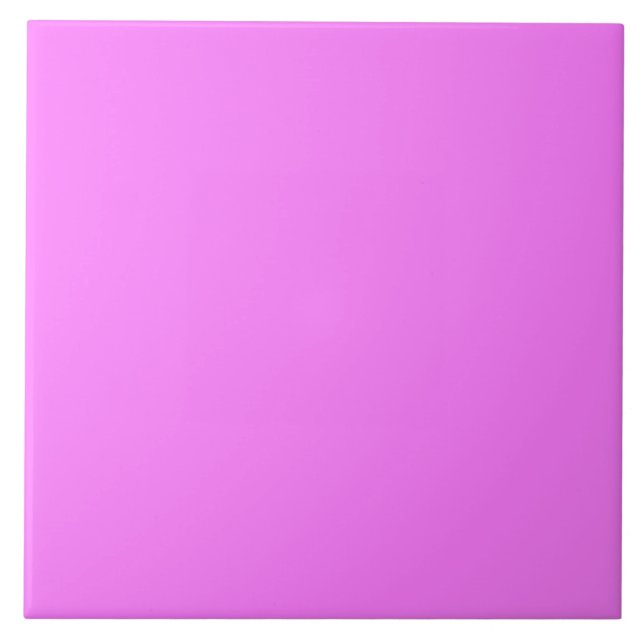 Modern solid Ljus rosa Magenta - keramiskt plattor Kakelplatta (Framsidan)