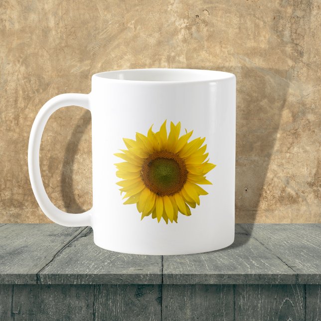 Modern Solros Botanical Land Rustic Kaffemugg (Skapare uppladdad)