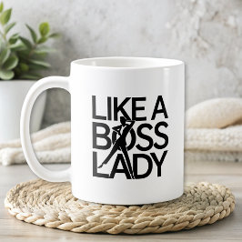Modern som Chef Dam Kaffemugg