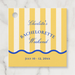 Modern sommar möhippa helg gåvor etiketter