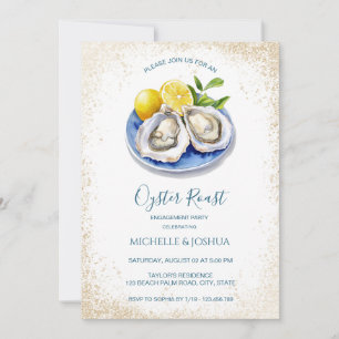 modern sommarostron, rostlemon stil vid kusten inbjudningar