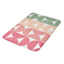 Modern sommarsolnedgång i mitten av århundradet badrumsmatta