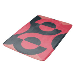 Modern sommarsolnedgång i mitten av århundradet badrumsmatta