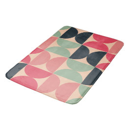 Modern sommarsolnedgång i mitten av århundradet badrumsmatta