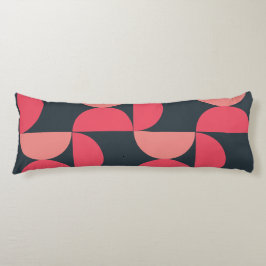 Modern sommarsolnedgång i mitten av århundradet kroppskudde