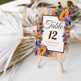 Modern sommarstil elegant bordskort