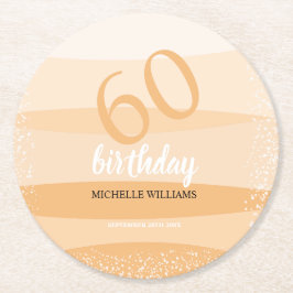 Modern sommartid i Rosa Underlägg Papper Rund