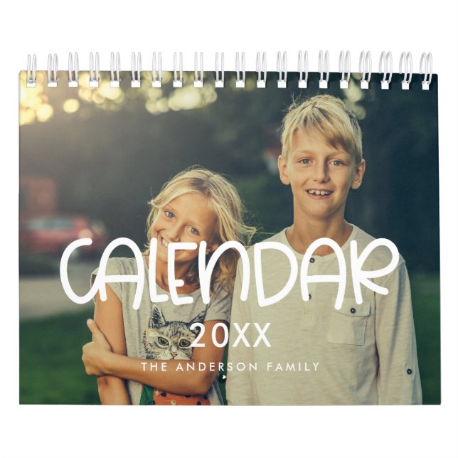 Modern söt foto 2026 kalender (Omslag)